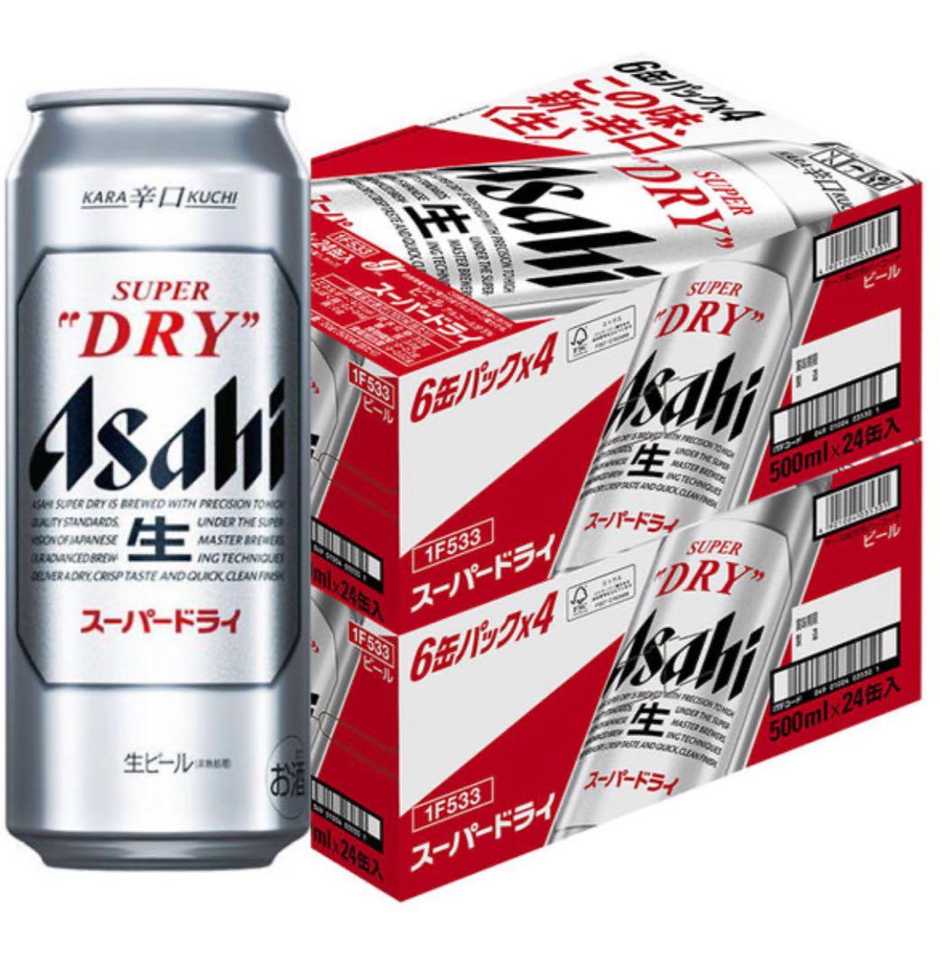 パーティを彩るご馳走や アサヒスーパードライ 500ml 44本 説明必読 ビール・発泡酒