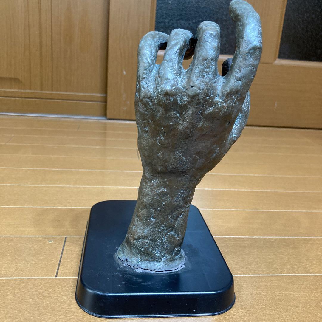 女子高生の手作りの手 飾り物 置き物 粘土 茶色 - メルカリ