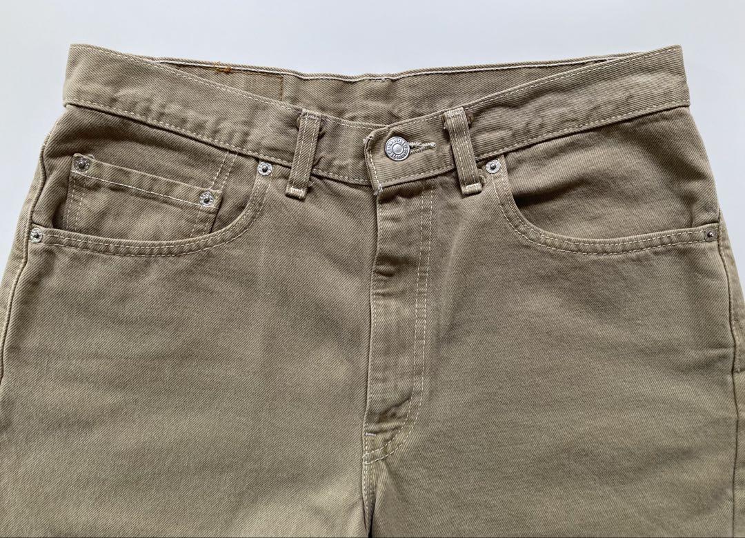 Levi’s 00s 米国製 550 ハーフパンツ W33 ベージュ