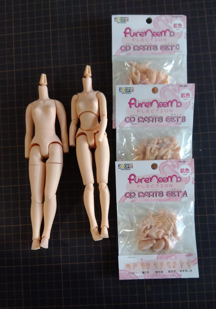 PureNeemo Flection 人形本体2体と手パーツセット