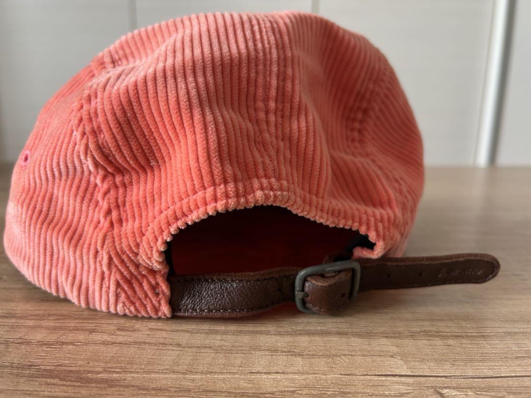 Supreme コーデュロイ キャップ オレンジ