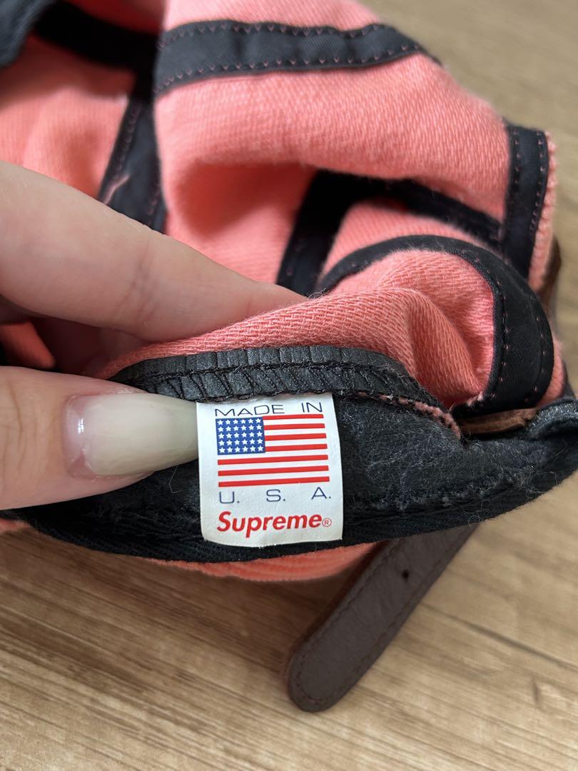 Supreme コーデュロイ キャップ オレンジ