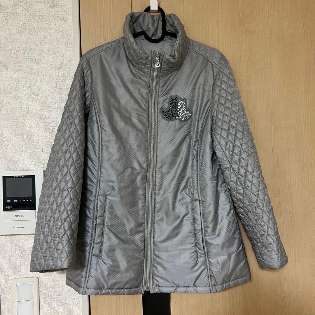 Black&White グレー　キルティングジャケット　ゴルフウェア　サイズ2