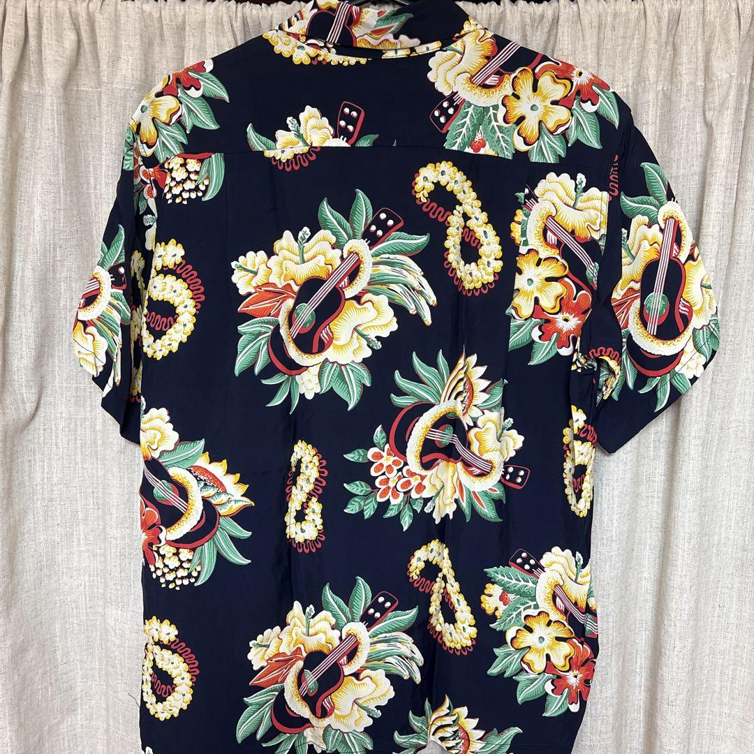 SUN SURFアロハシャツMACINTOSH UKULELE 美品