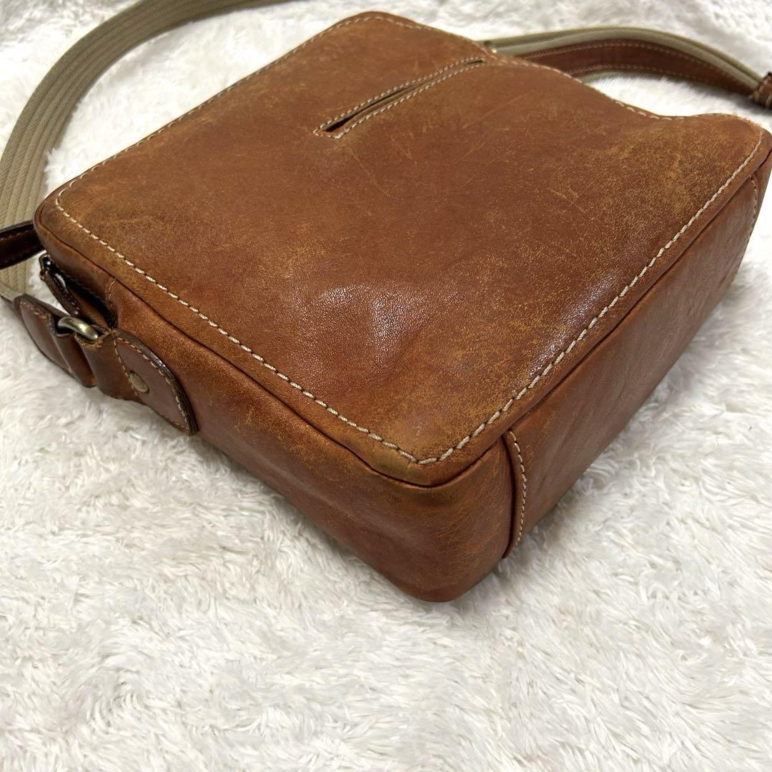 完売品✨土屋鞄 トーンオイルヌメ ジップトップ ショルダー