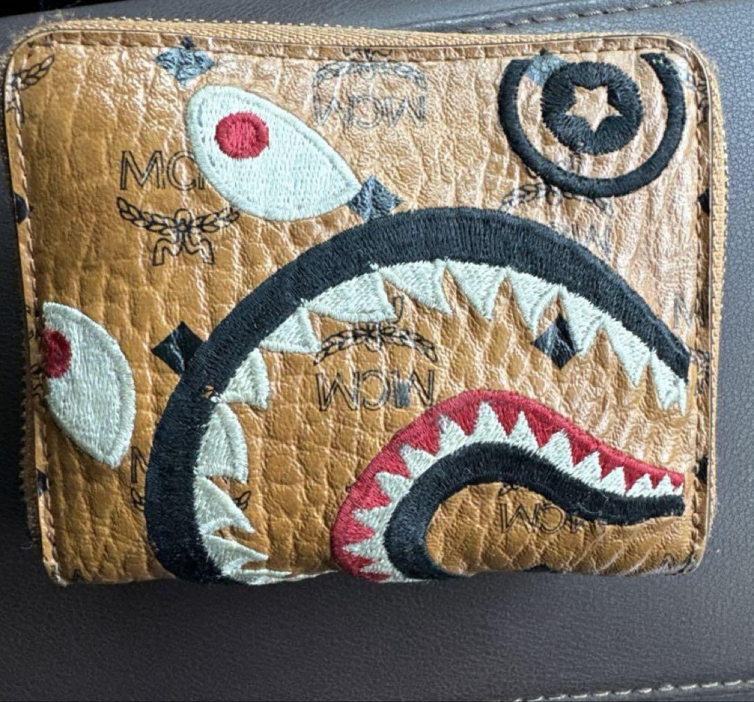 超歓迎 BAPE×MCM メルカリ - 二つ折り財布 コラボ 小物