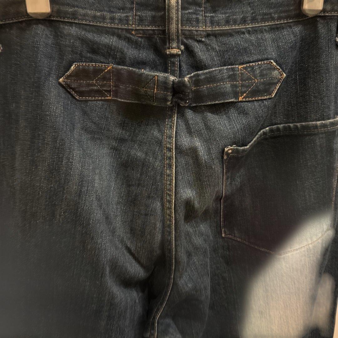 BLACK SIGN Saddle King デニム ワイドパンツ　w32