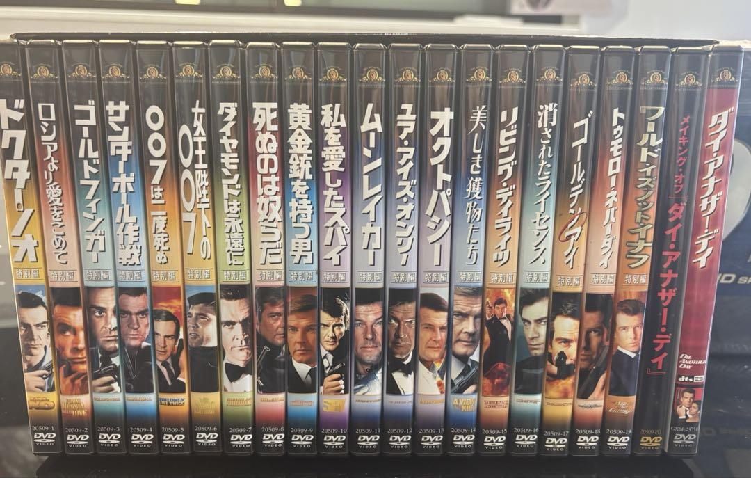 DVD 007 製作40周年記念 限定BOX 21枚組（全20作+特典1枚