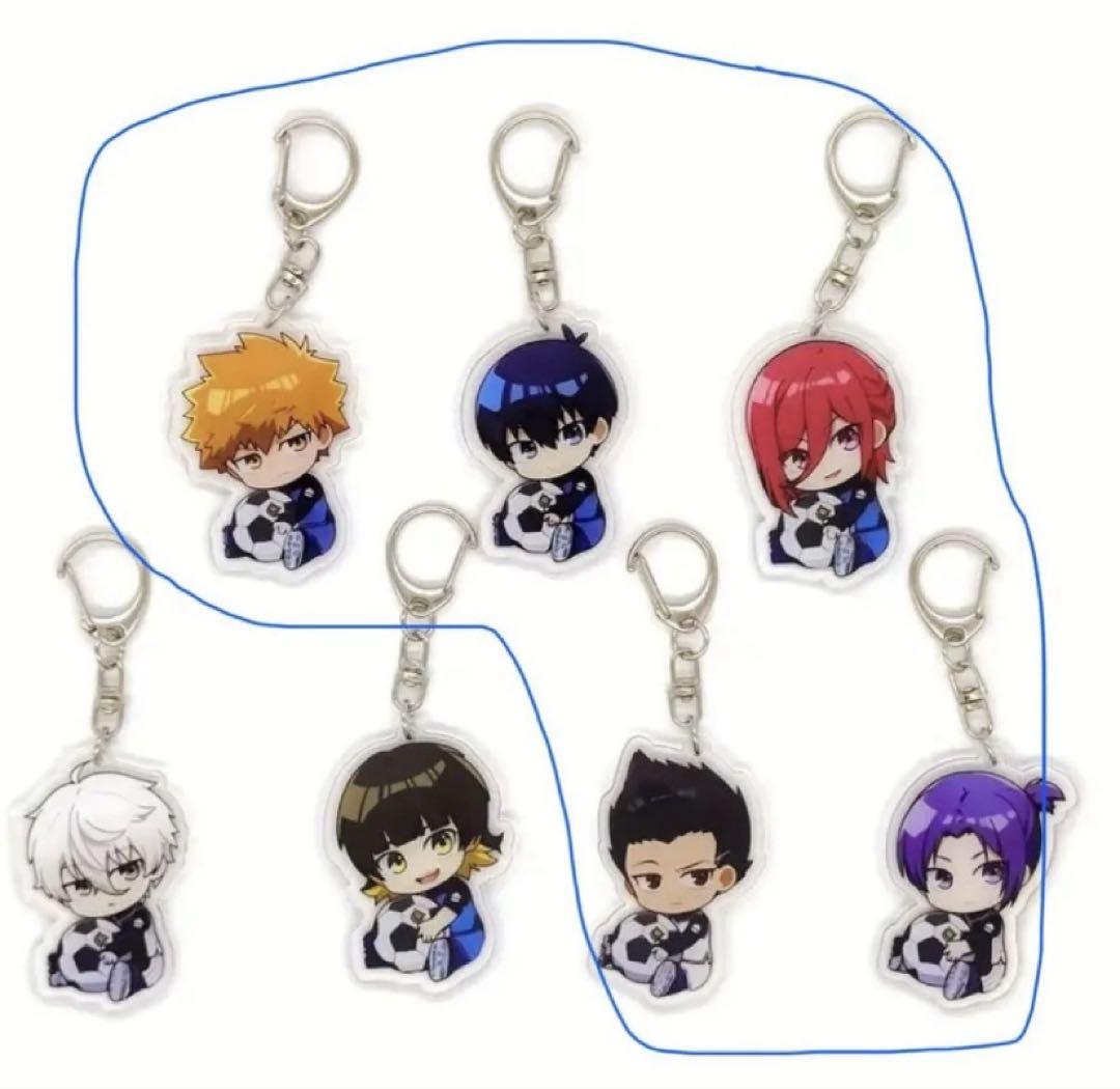 ブルーロック 海外限定 アクリルキーホルダー チェンジングアクリルキーホルダー 海外限定】ブルーロック アクリルキーホルダーセット - メルカリ