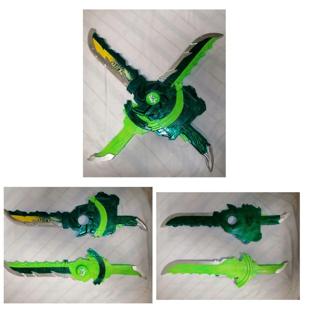 ☆大人気商品☆ 劇中プロップサイズ 仮面ライダー剣斬 コスプレ② 風双