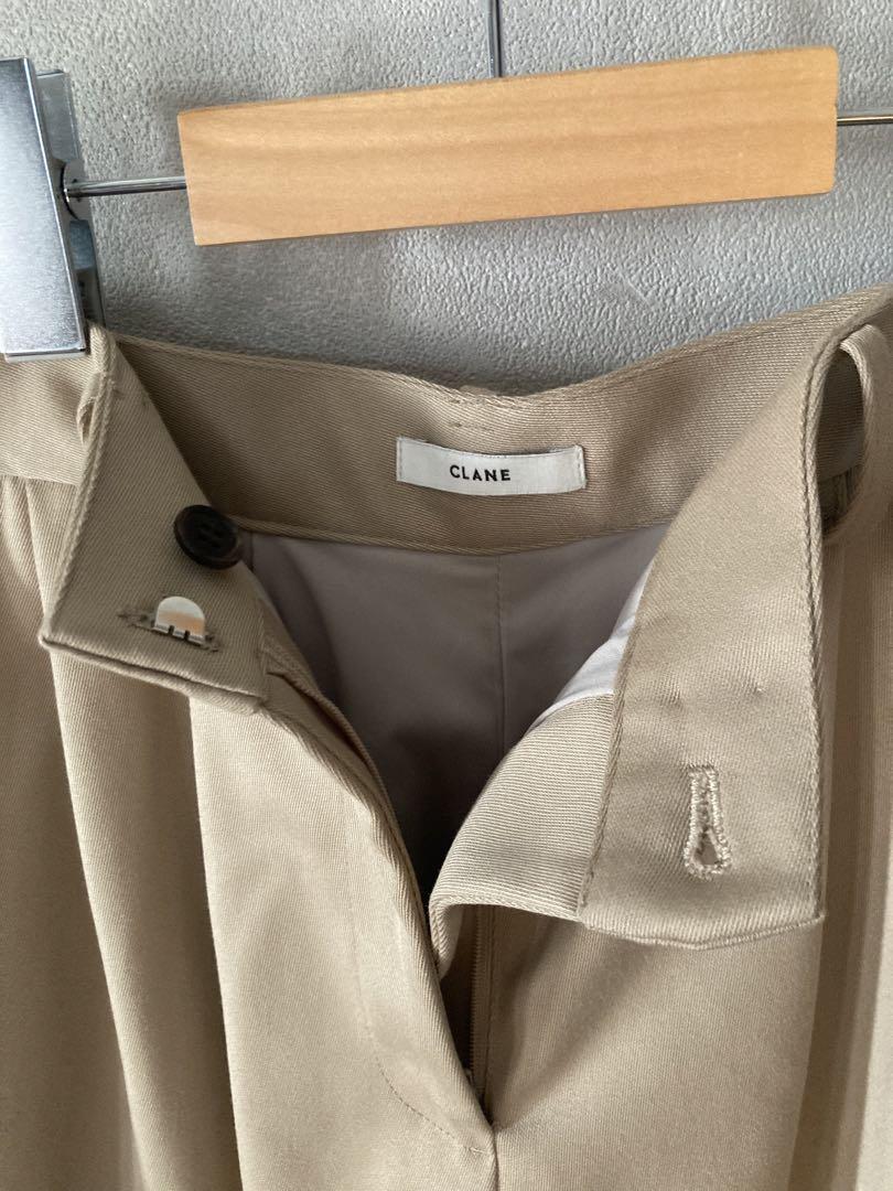 CLANE ツータック ハーフパンツ ショートパンツ
