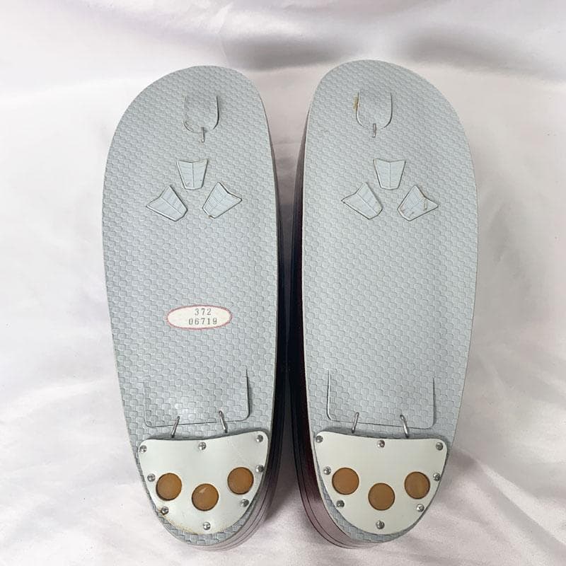 506v8◆厚底草履 三枚芯 こっぽり風ヒール草履 M◆未使用品 成人式 振袖