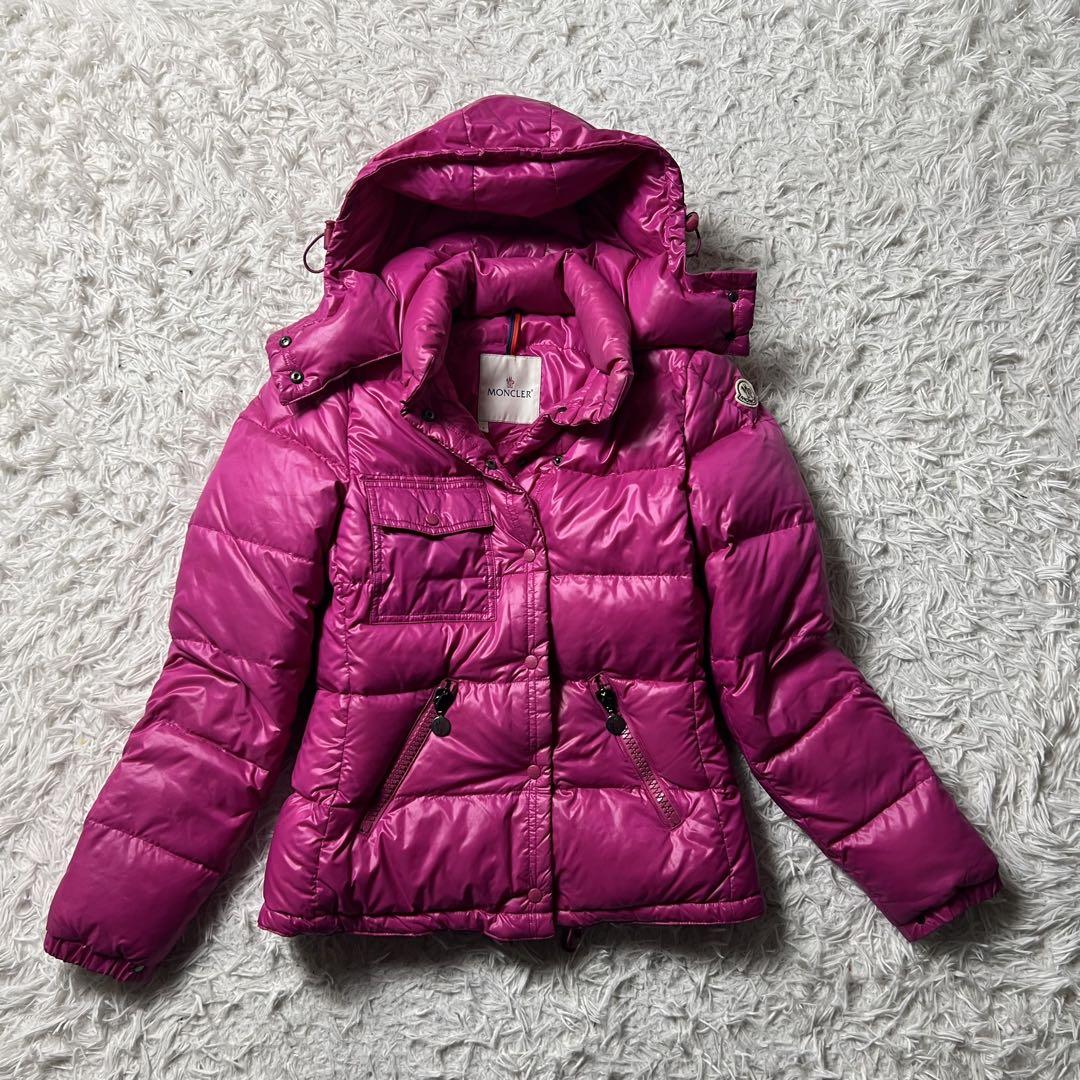 MONCLER ダウンジャケット ピンク　ワンホン MONCLER モンクレール ダウンジャケット サイズ:1 ピンク メンズ