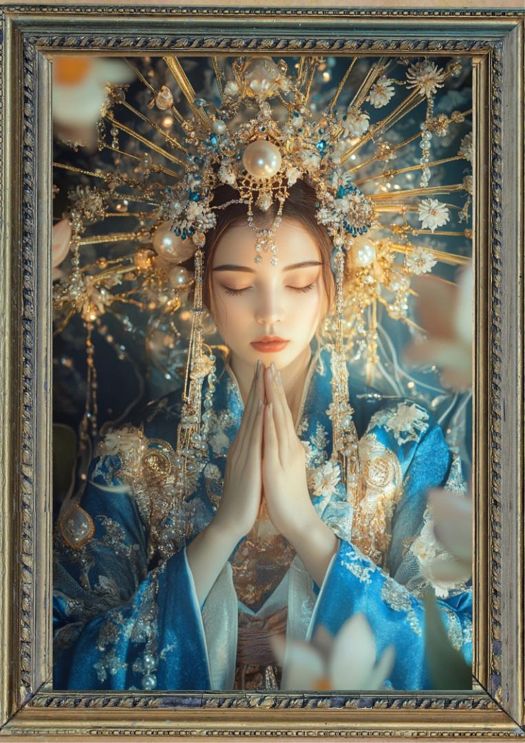 希望、幸福、成功✨天照大神様✨No.54【開運•風水•絵画風
