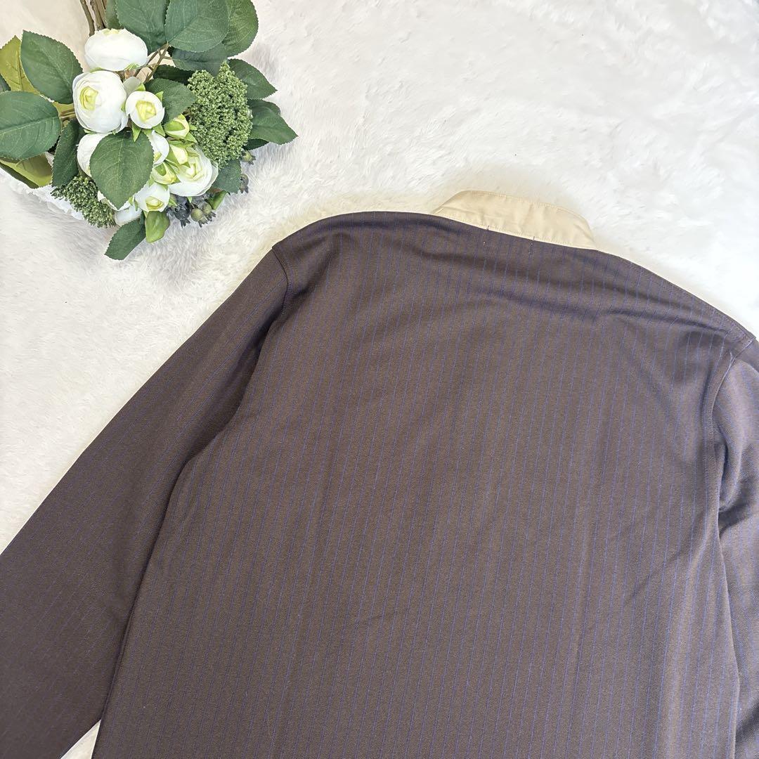 PaulSmith ポールスミス シャツ スタンドカラー ストライプ シャツ