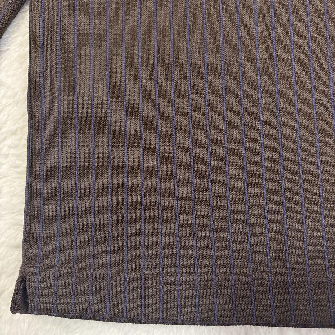 PaulSmith ポールスミス シャツ スタンドカラー ストライプ シャツ