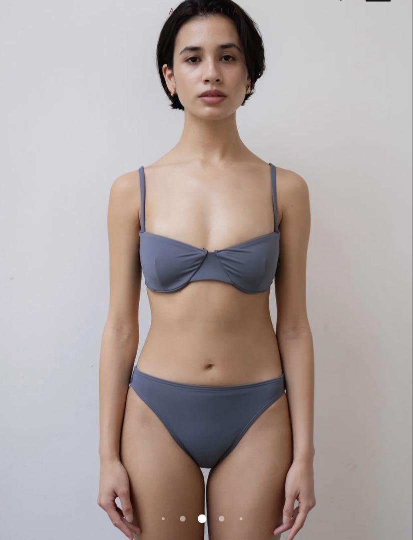 SISANDI UNDERWIRE rain shower グレー水着 - メルカリ