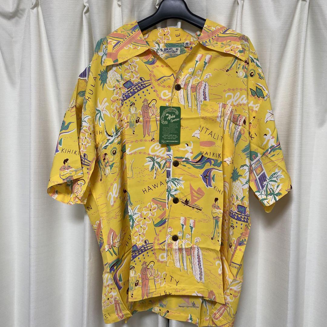 SUN SURF サンサーフ シャツ サイズ:M 22SS 春日大社&鹿 柄