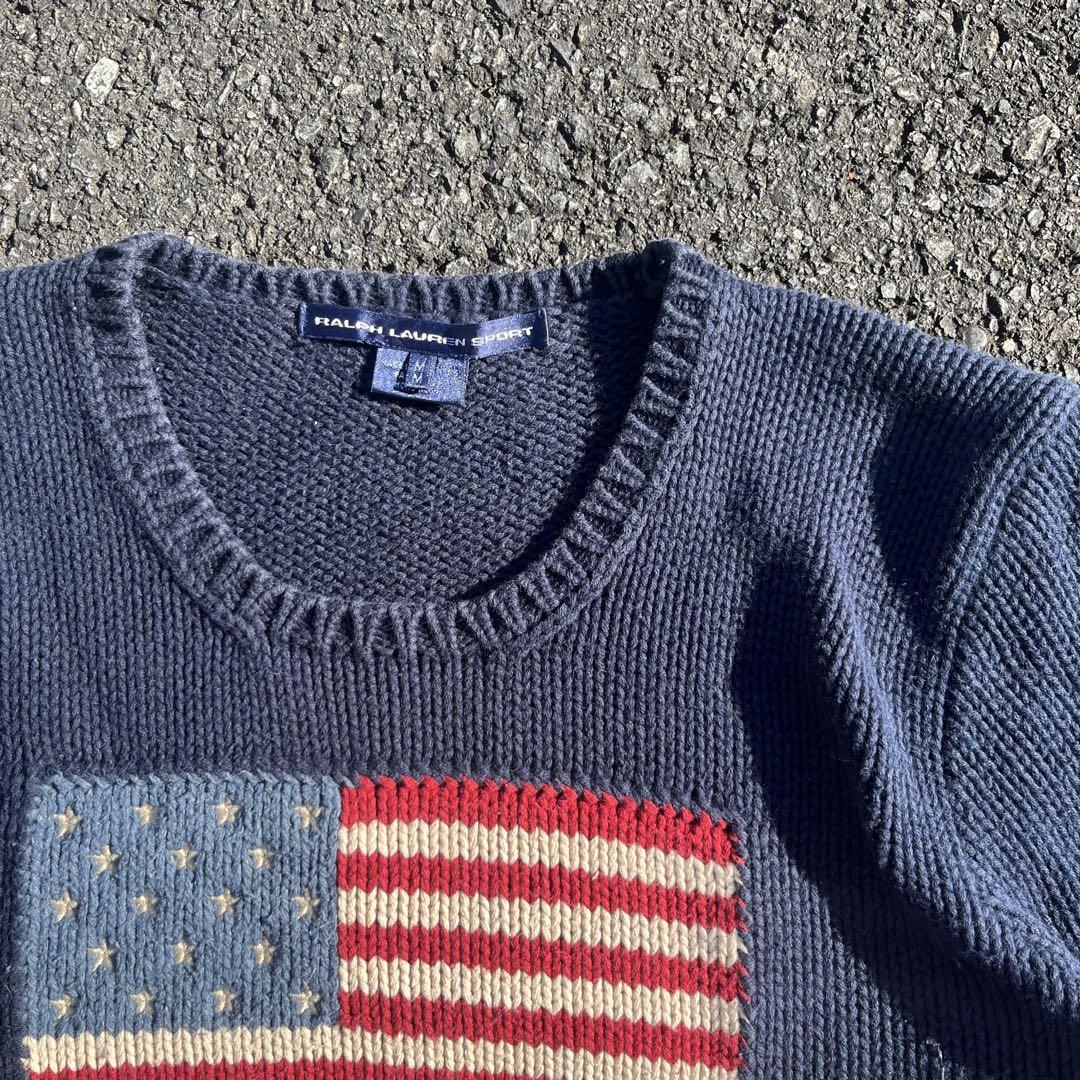 ニット アメリカ国旗