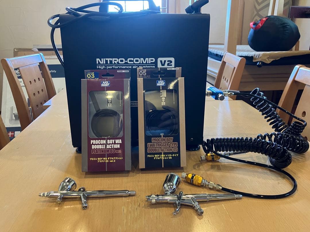 レイウッド　クレオス エアブラシフルセット　美品