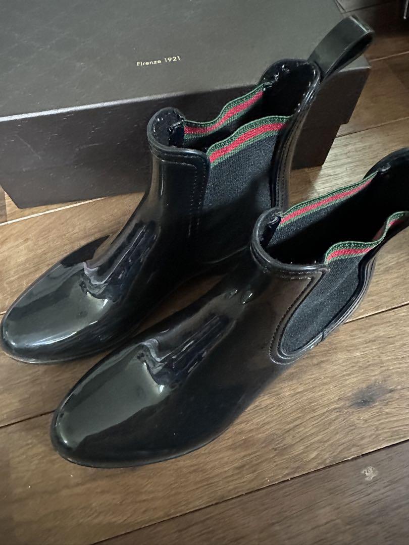 GUCCI グッチ レインシューズ　23センチ