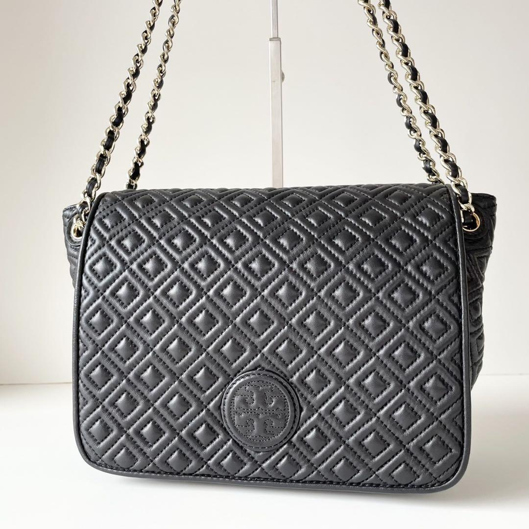 TORY BURCH フレミング チェーン ショルダーバッグ 黒