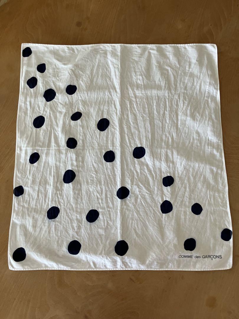 ヴィンテージ　COMME des GARÇONS ドット柄ハンカチ