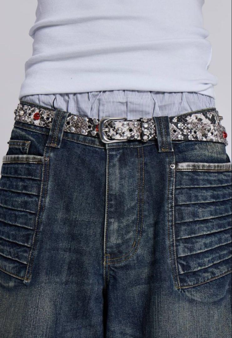 JADED LONDON Mamba Belt ブラックスタースタッズベルト新品
