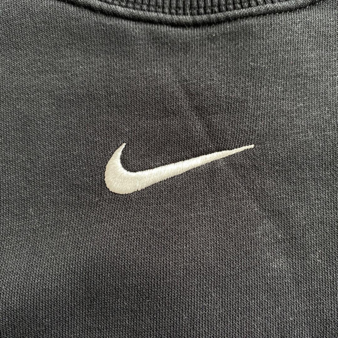 NIKE ナイキ スウェット センタースウッシュ 古着 刺繍 黒 13791