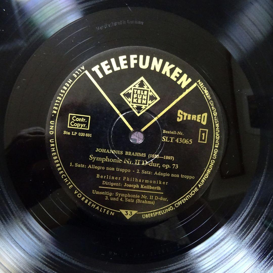 人気メーカー・ブランド 独Telefunken SLT43065 カイルベルト 交響曲第2番 ブラームス その他