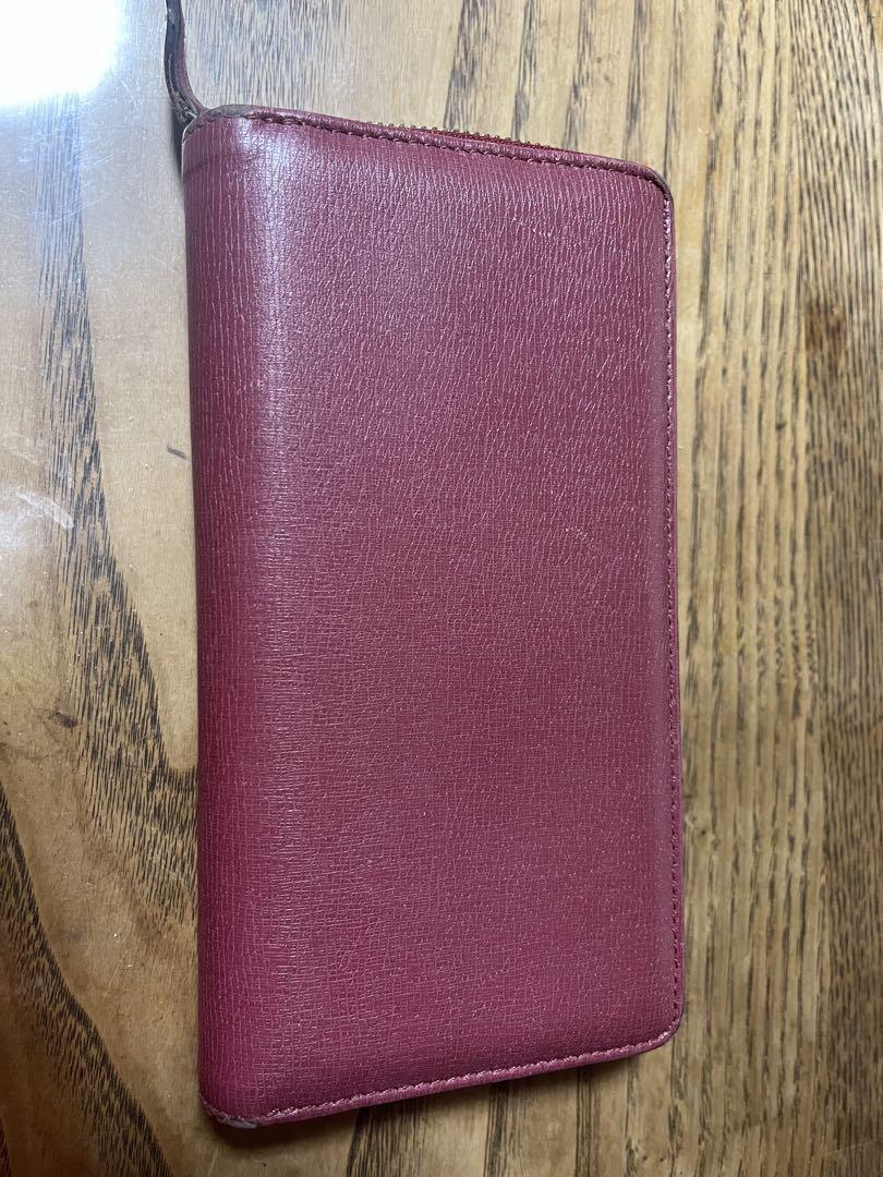 GUCCI ワインレッド 二つ折り財布 小物