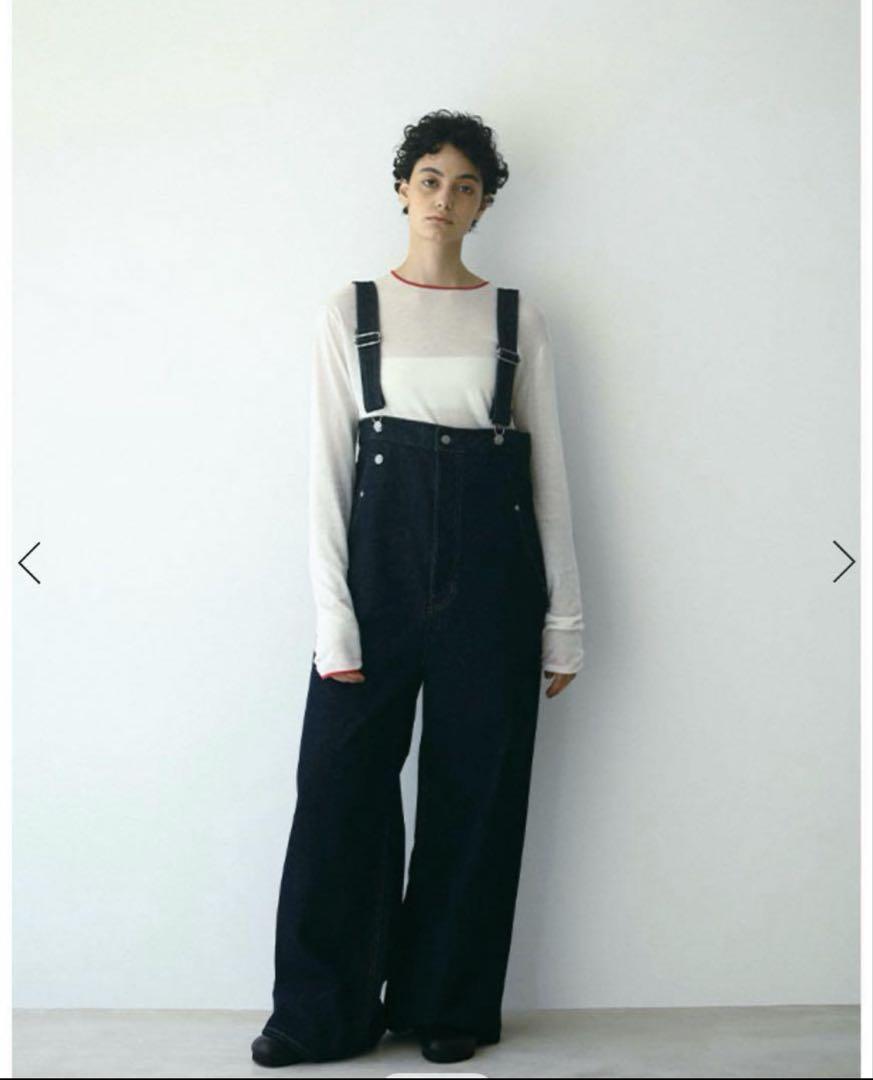 新品タグ付きEDWIN×ETRE TOKYO 2wayハイライズサスデニムパンツ