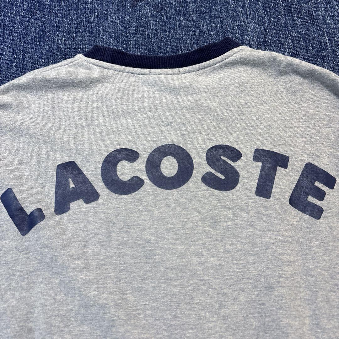 LACOSTE グレー トレーナー EXCLUSIVE EDITION