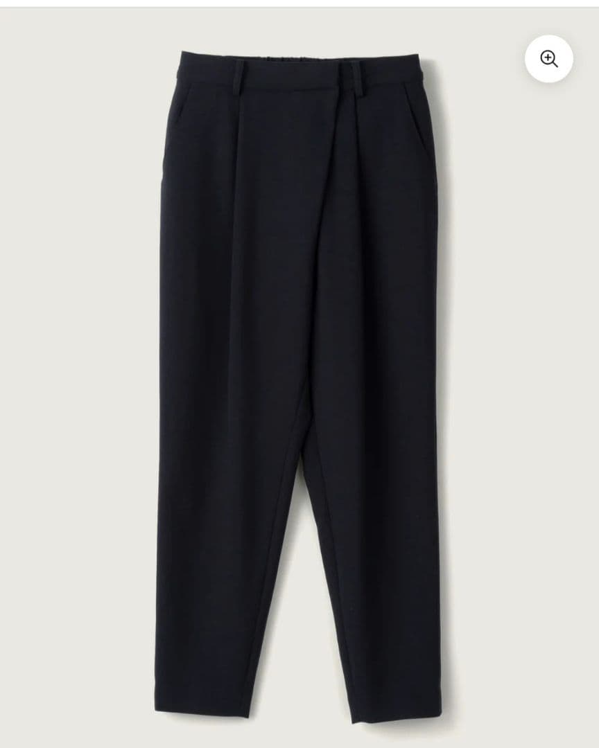 Soeju ソージュ ウールライクタックパンツ ネイビー S 着用一回 美品