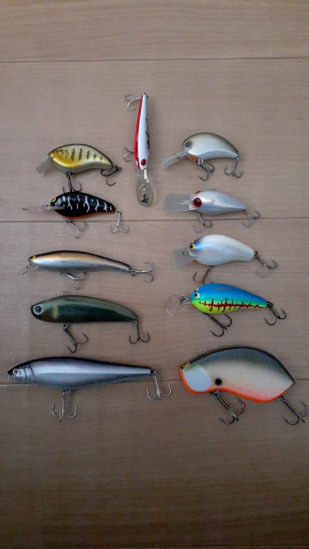 六度九分 ウッドリーム等 計11点ルアーセット目立った傷や汚れなし