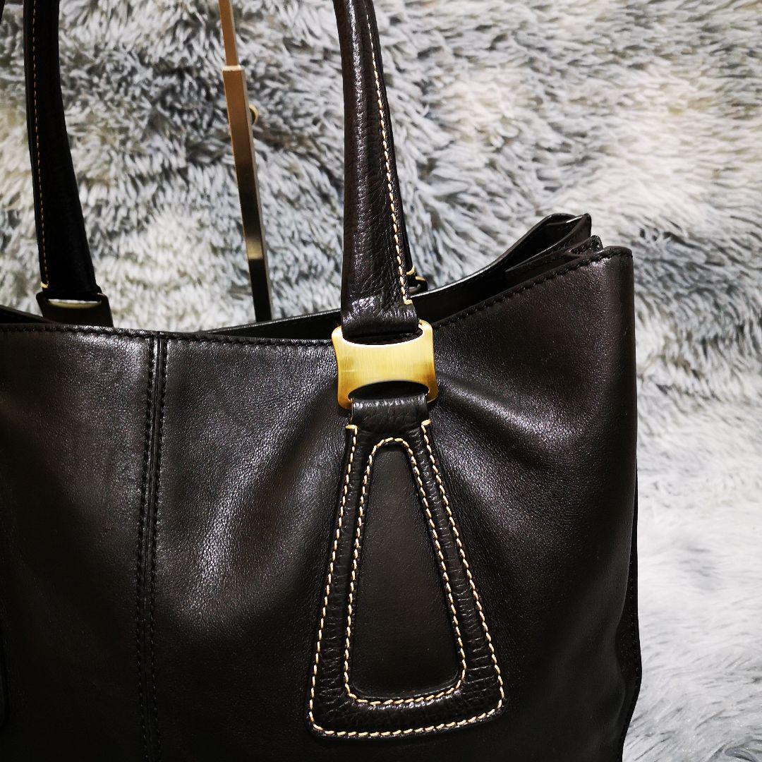 セルシー♪ TOD'S トッズ ビジネス トート D バッグ 本革