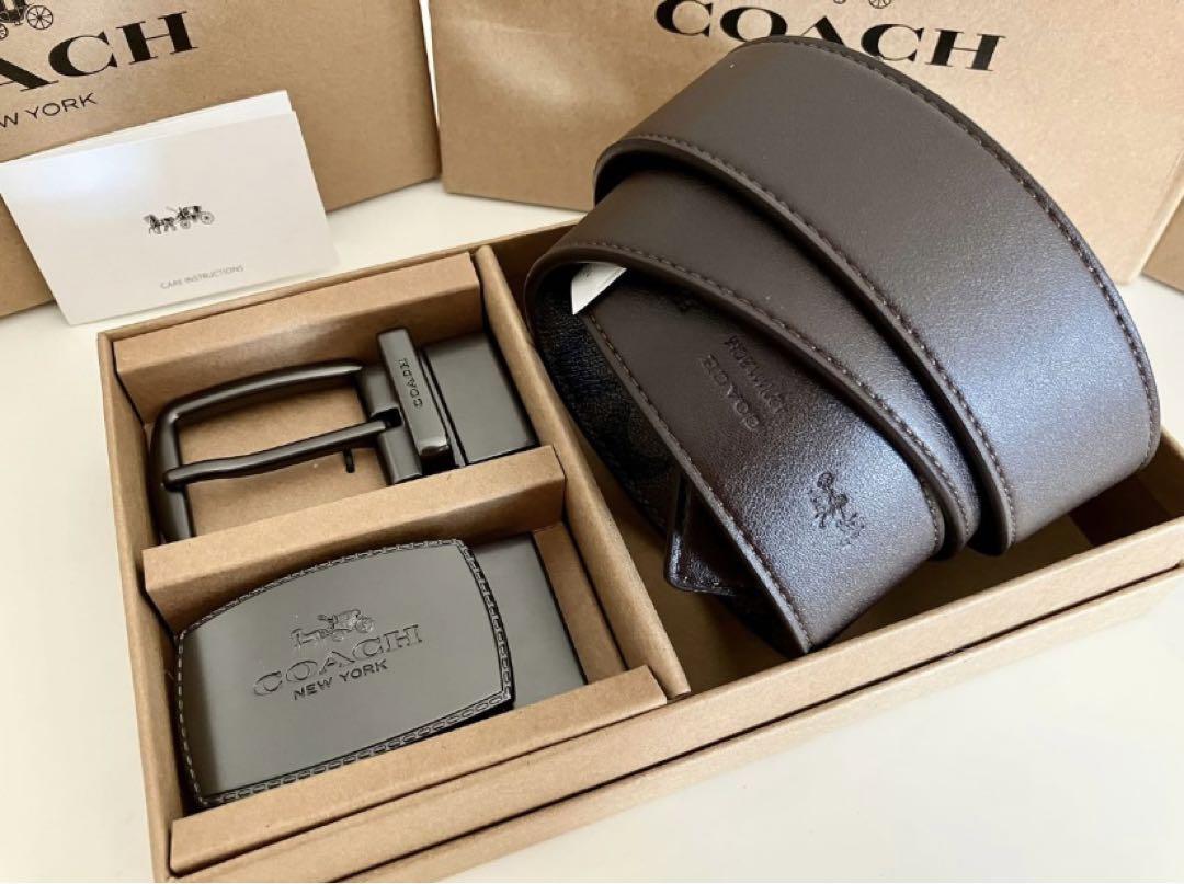 ディズニープリンセスのベビーグッズも大集合 COACH コーチ メンズベルト回転バックル2個 小物