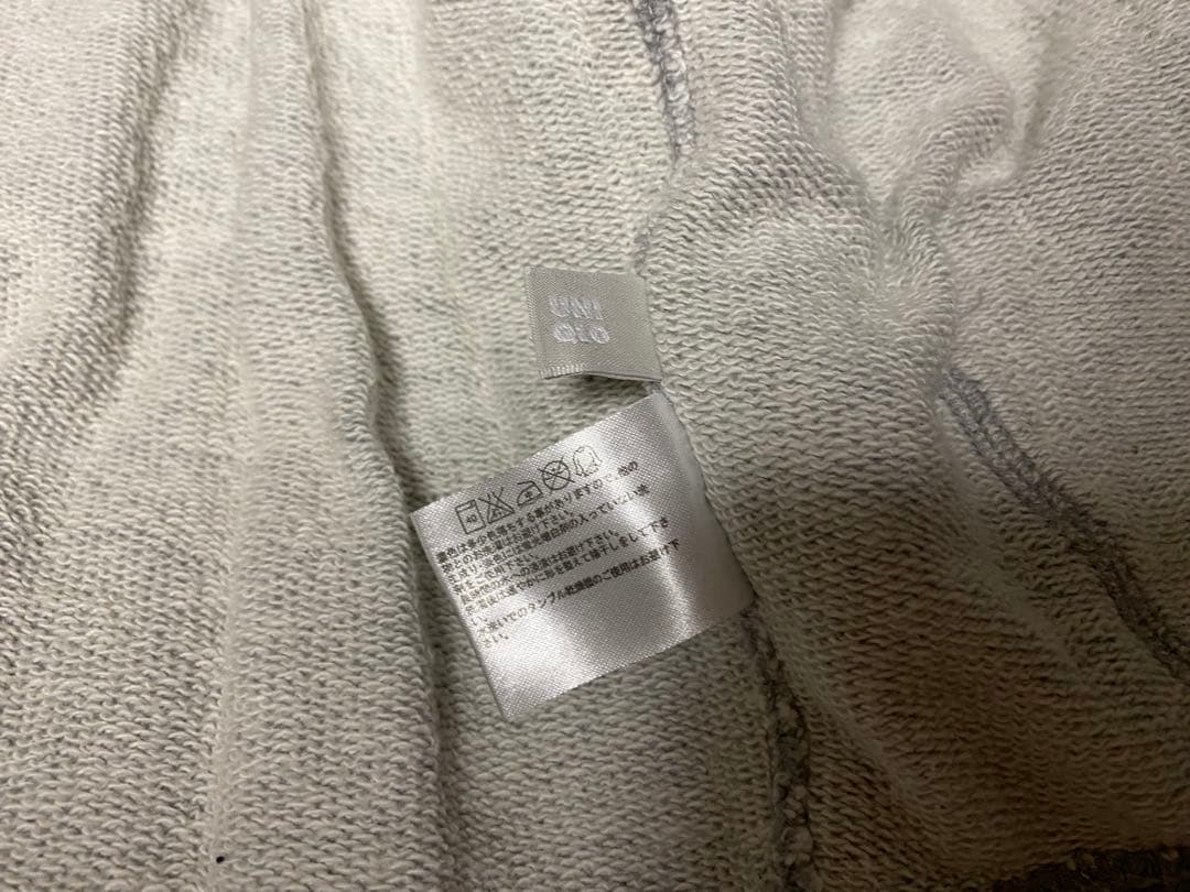 OLD UNIQLO ダブルジップアップ パーカー グレー Lサイズ