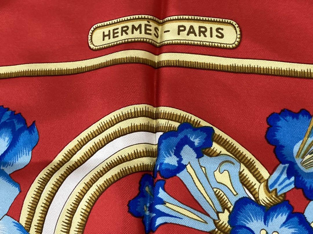 HERMES エルメス カレ 大判シルクスカーフ