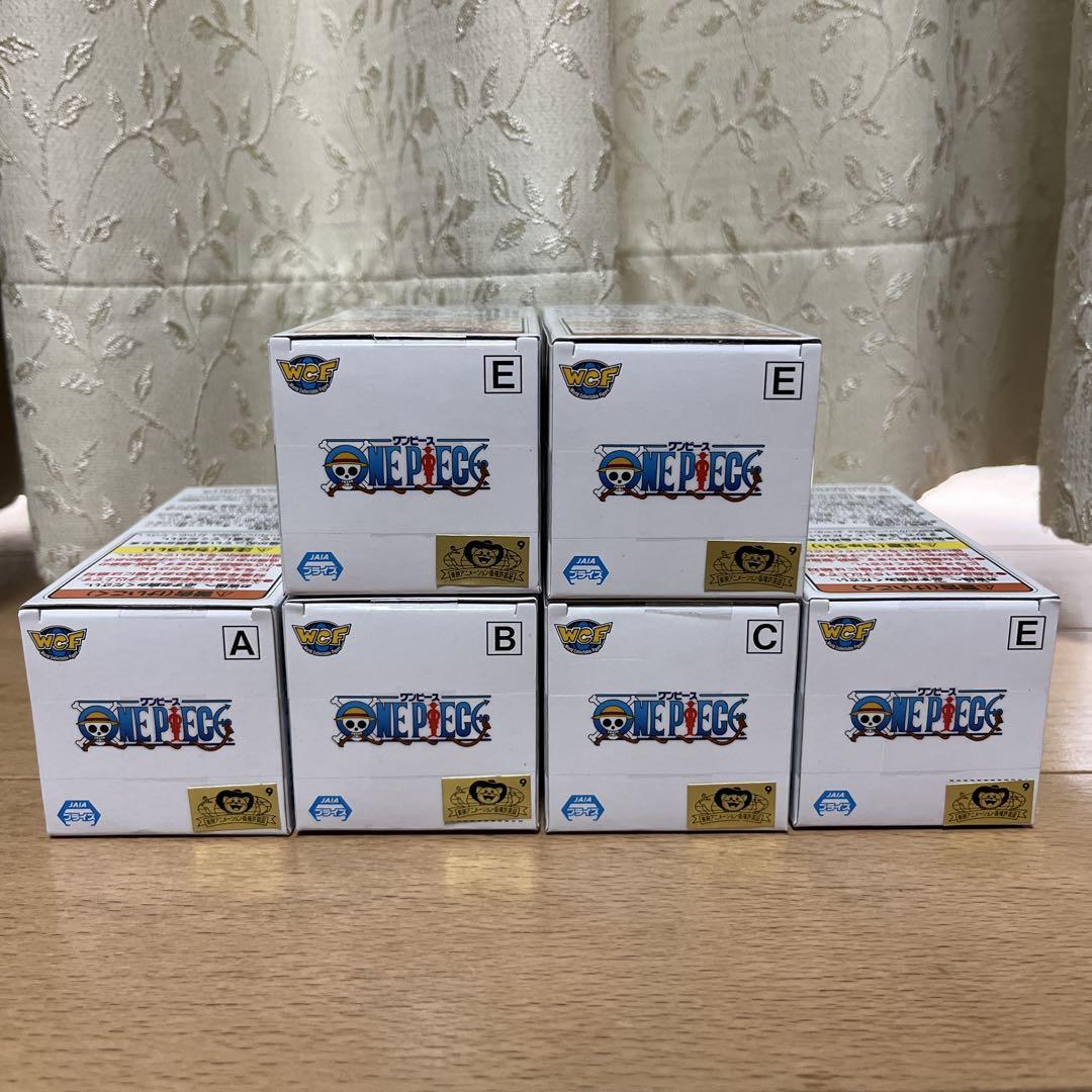 ワンピース ワールドコレクタブルフィギュア エニエスロビー2　6個セット