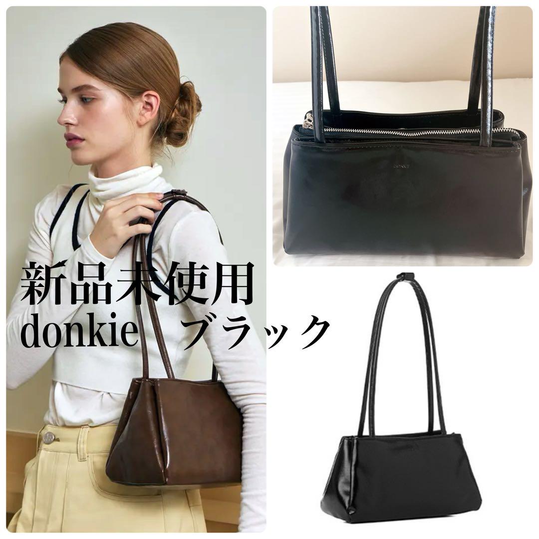donkie ブラック ショルダーバッグ
