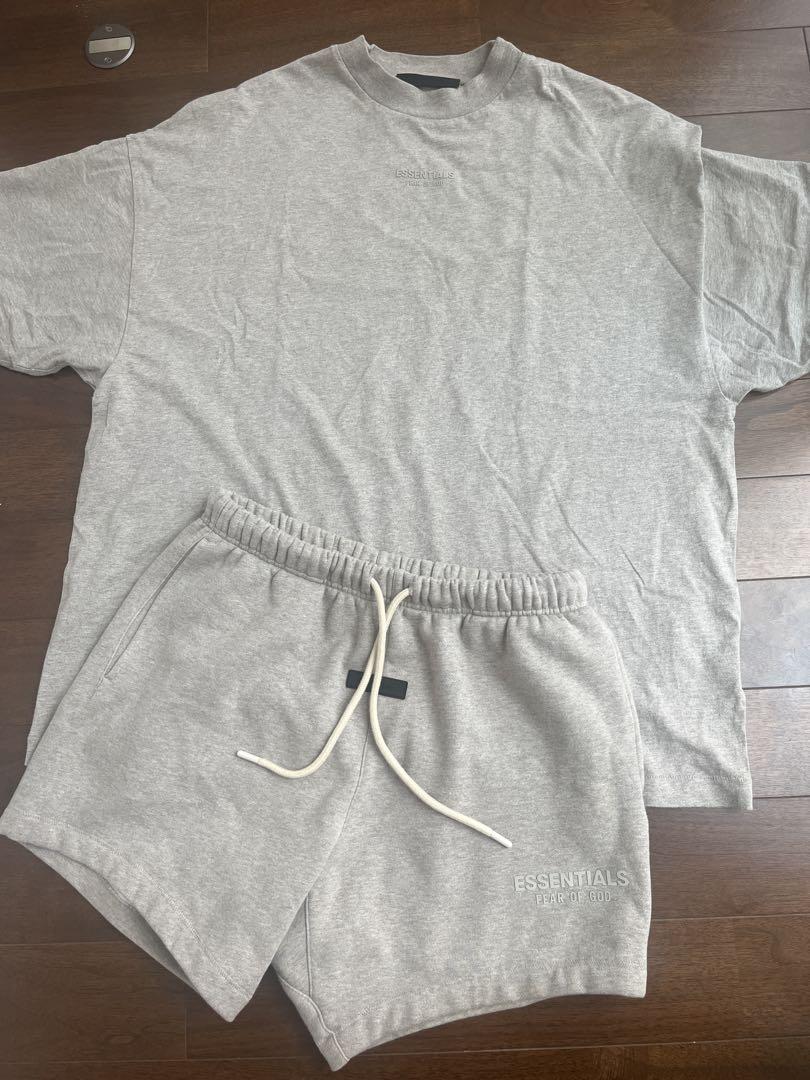 Fear of god essentials セットアップ　パンツ　Tシャツ