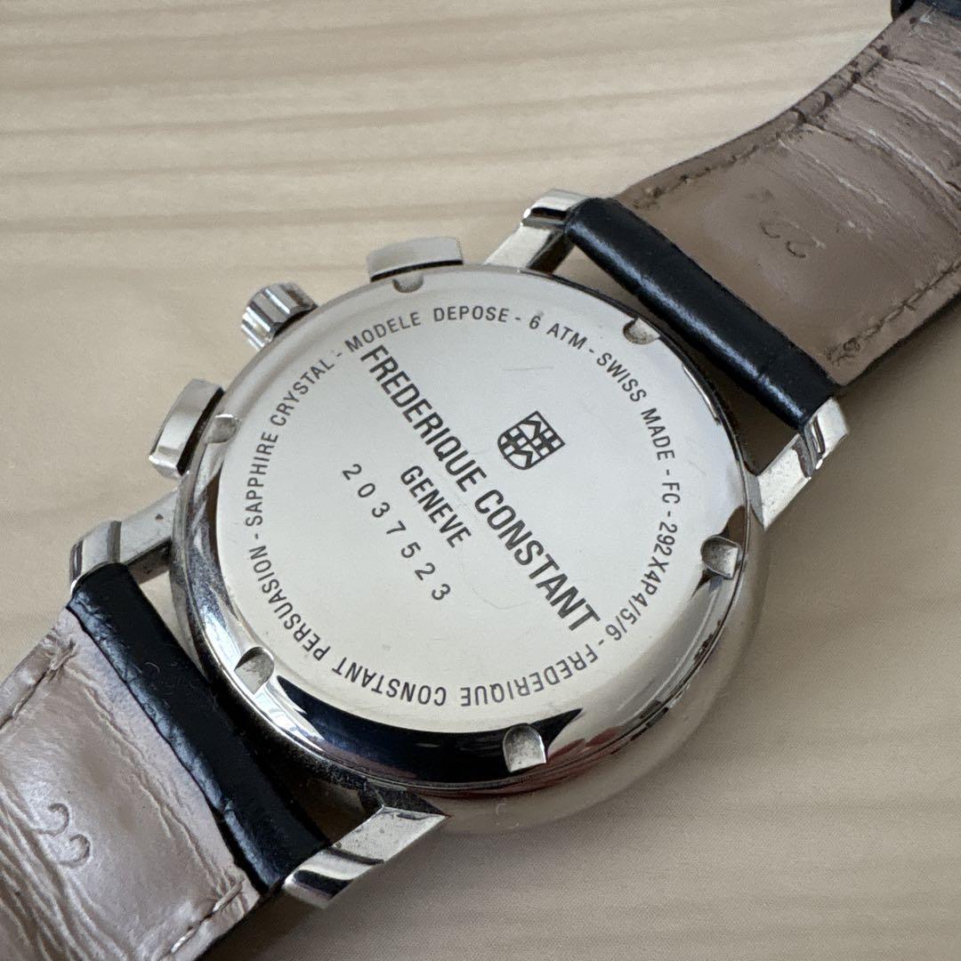 Frederique Constant クロノグラフ 時計 要電池交換