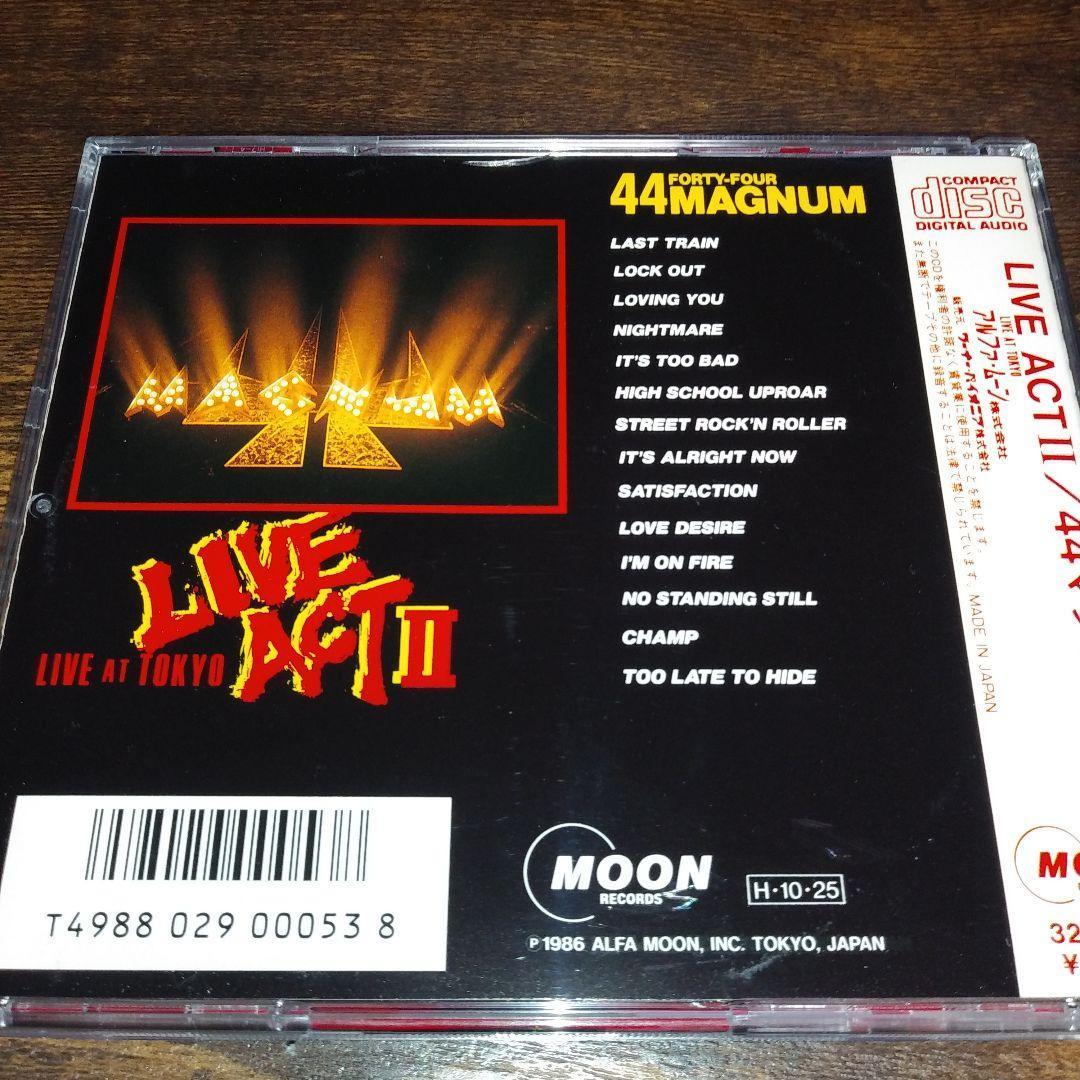 初回盤 44MAGNUM LIVE ACT II メタル ジャパメタ - メルカリ