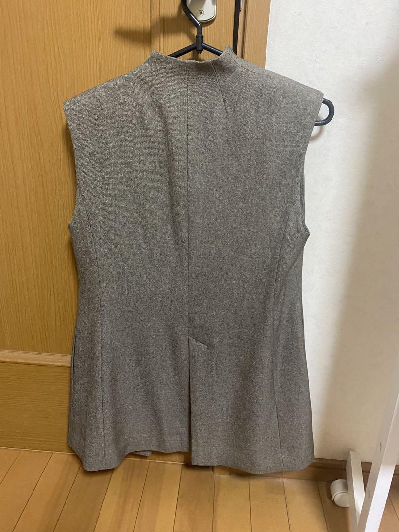 louren sharkskin shape vest ジレ