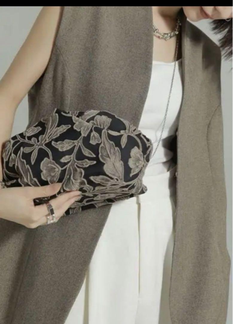 louren sharkskin shape vest ジレ