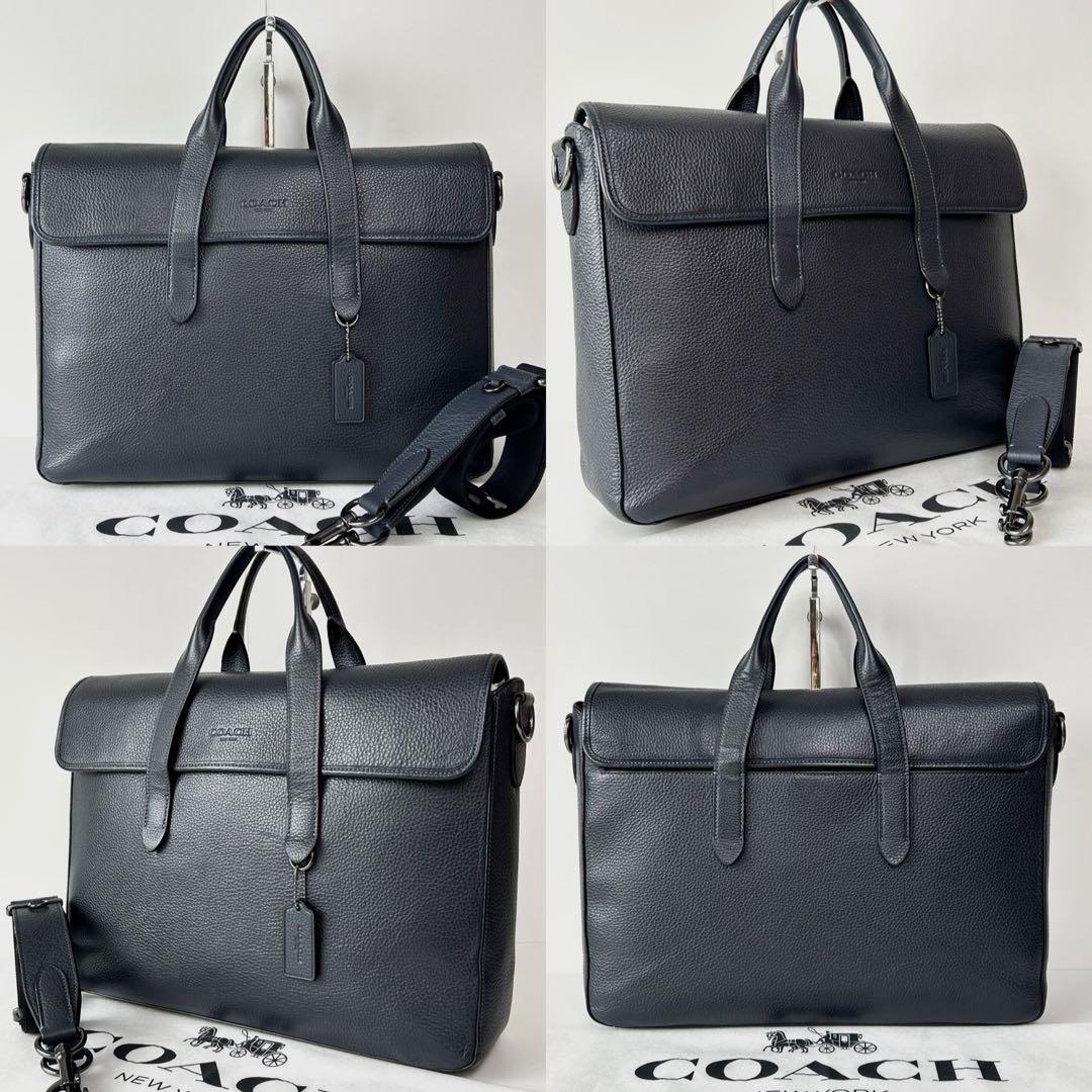 ✅【美品】定価12万　コーチ　メンテ済み　COACH ビジネス 2way レザー