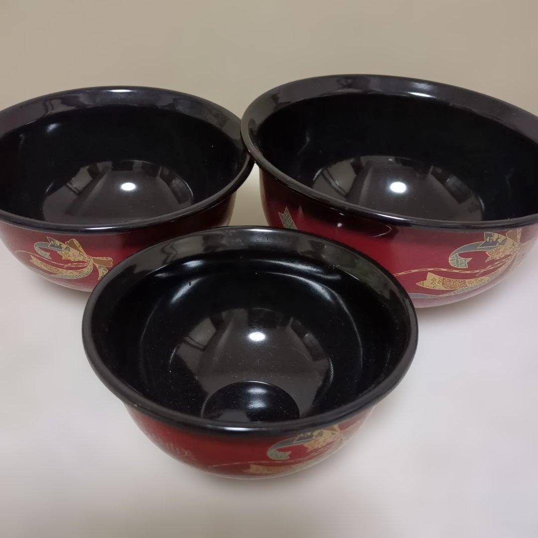 【匿名配送／未使用品】桂由美ホーローキッチンボール3点セット