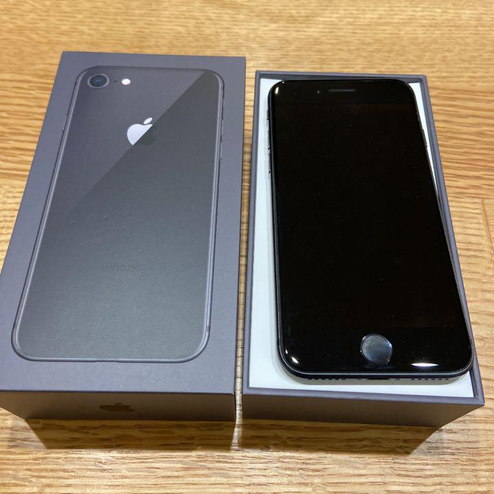 【システム】 iPhone8 64GB 美品 スペースグレー iphone 54rHu-m56976023587 います