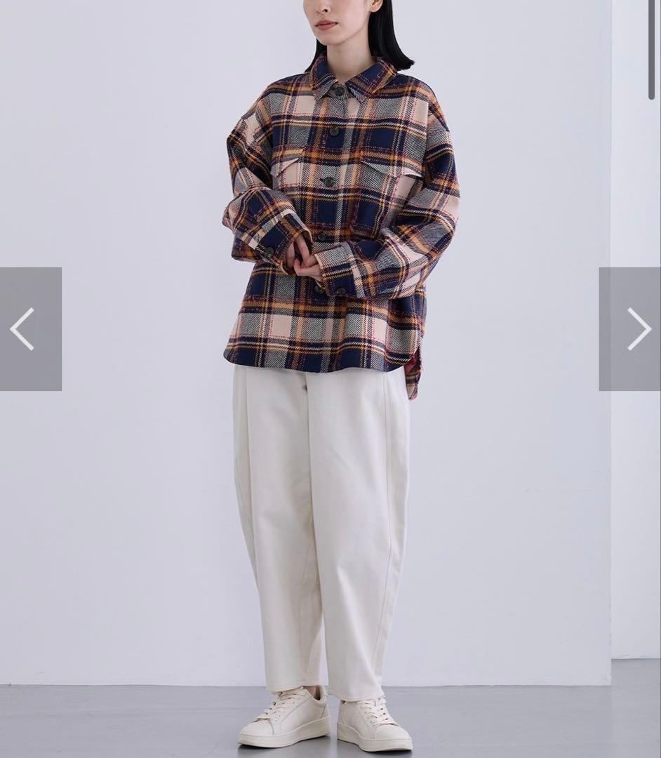 LUIS MARI クールカ ン チェック柄ジャケット アウター SIZE Cour Carré an